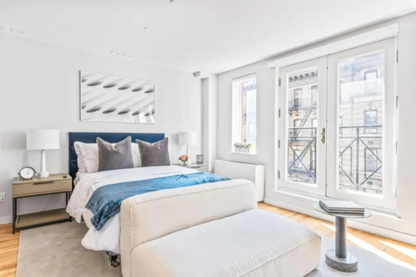 Luxe Studio With Charming Juliet Balcony Apartment New York